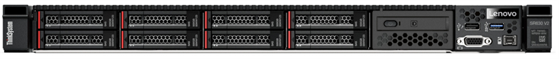 Сервер Lenovo ThinkSystem SR630 V2 Rack 1U,2xXeon 4310 12C (120W/2.1GHz),8x32GB/3200/2Rx4/RDIMM,2x480GB SFF SATA SSD,6x2.4TB SFF SAS HDD,SR940-8i (4GB),4xGbE OCP,16Gb FC HBA,2x1100W,2x2.8m p/n,XCCE,V2 Rails (7Z70S04M00)