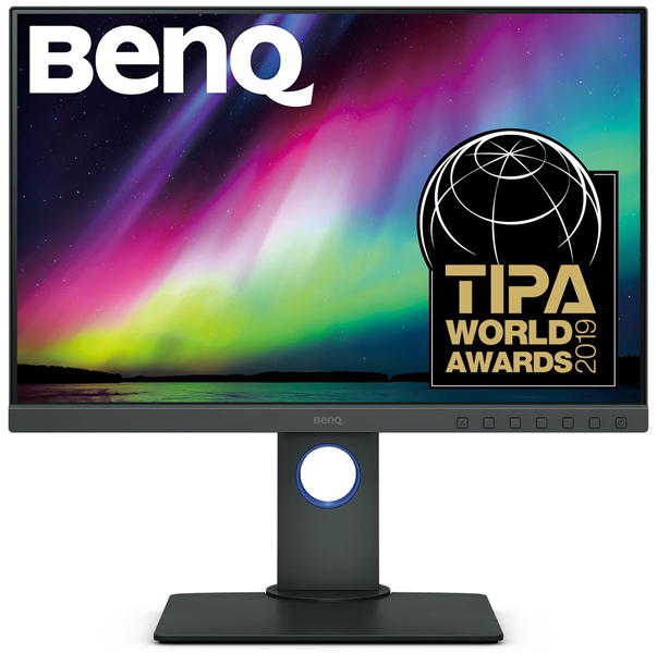 Монитор BENQ 24,1" SW240 IPS 16:10 1920x1200 5ms 99.5% Adobe RGB ,10bit panel, Delta E&lt;= 2 ( avg), 178/178 20M:1 DVI-DL HDMI DP 3*USB3.0 Card reader 14bit 3D-LUT HAS Pivot Tilt Black (9H.LH2LB.QPE)