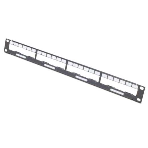 Data Distribution 1U Panel Holds 4 each Data Distribution Cables for a Total of 24 Ports