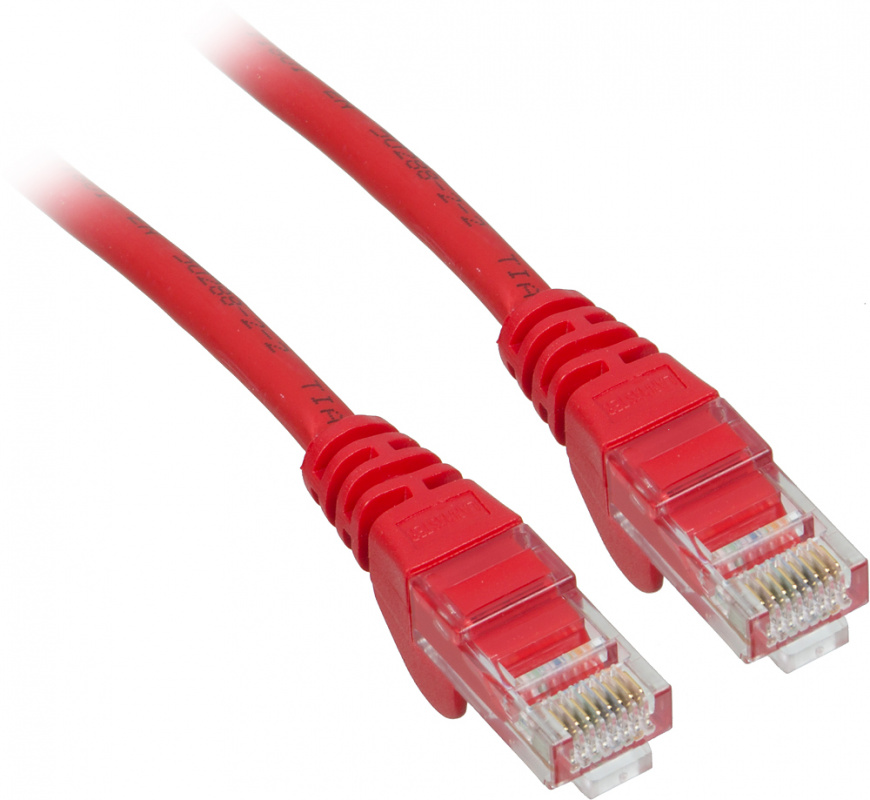 Патч-корд Lanmaster UTP LAN-PC45/U5E-2.0-RD вилка RJ-45-вилка RJ-45 кат.5е 2м красный LSZH (уп.:1шт)