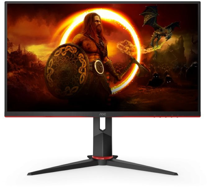 Мониторы Игровые  Неватека Монитор AOC 27" Gaming 27G2SU/BK VA 1920x1080 165Hz 350cd/m2 16:9