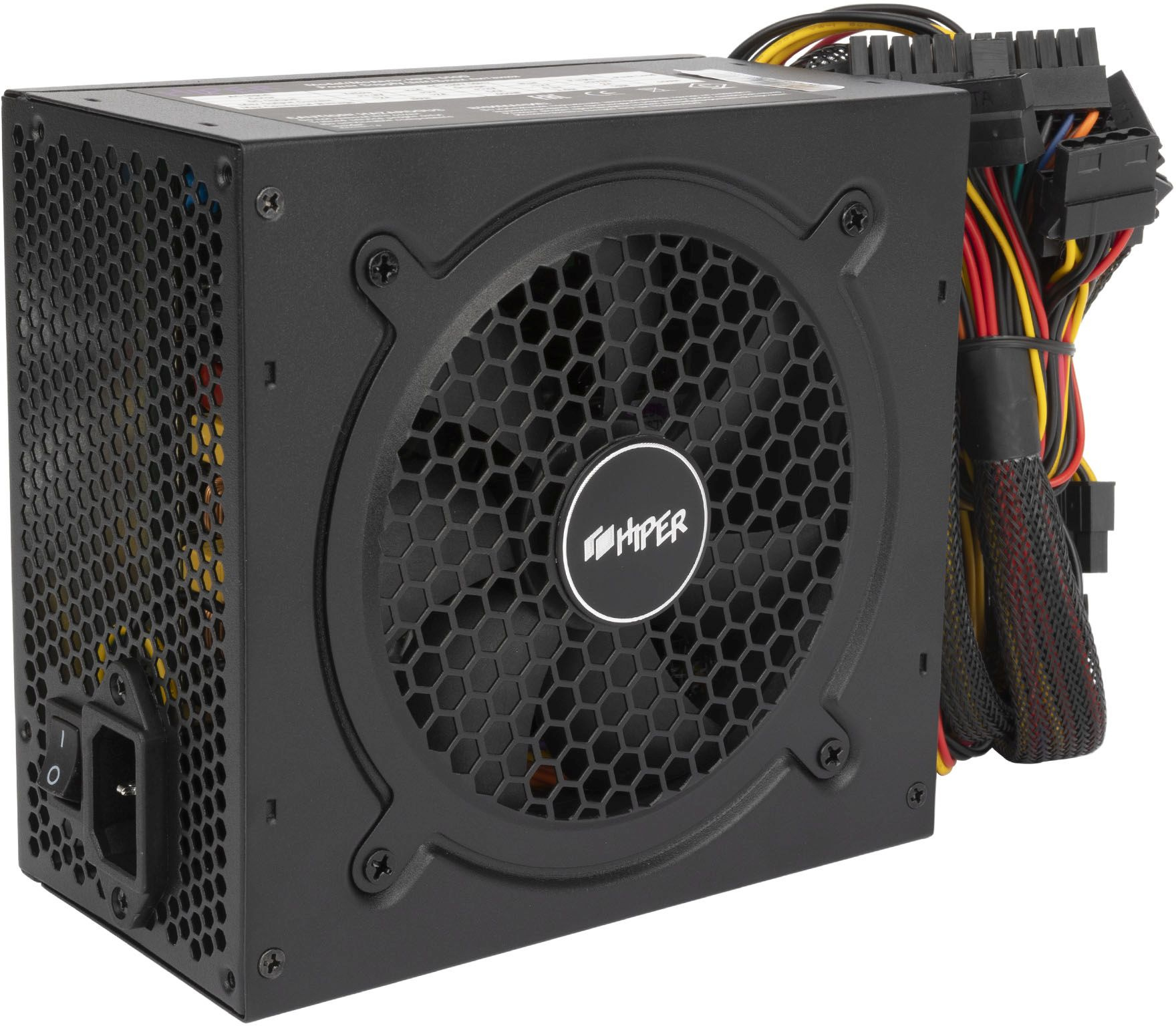 Блок питания Hiper ATX 600W HPB-600D 80+ bronze (24+4+4pin) APFC 120mm fan 6xSATA