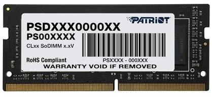  Память DDR4 4Gb 2666MHz Patriot PSD44G266681S RTL PC4-21300 CL19 SO-DIMM 260-pin 1.2В single rank