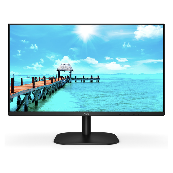 Монитор 27" AOC  27B2QAM 1920x1080@75Hz VA LED 16:9 4ms VGA HDMI DP 20M:1 178/178 250cd 4000:1 Tilt Speakers External Black (27B2QAM)