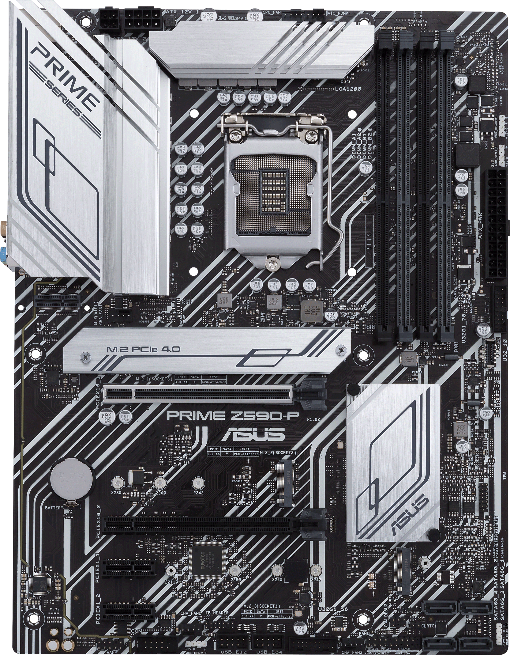 Материнская плата ASUS PRIME Z590-P (90MB16I0-M0EAY0)