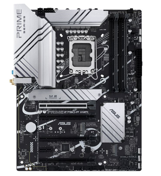 Материнская плата ASUS PRIME Z790-P WIFI, LGA1700, Z790, 4*DDR5, DP+HDMI, SATA3 + RAID, Audio, Gb LAN, USB 3.2, USB 2.0, COM*1 header (w/o cable), ATX; 90MB1CJ0-M0EAY0 (PRIME Z790-P WIFI)