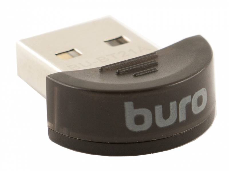 Адаптер USB Buro BU-BT21A Bluetooth 2.1+EDR class 2 10м черный