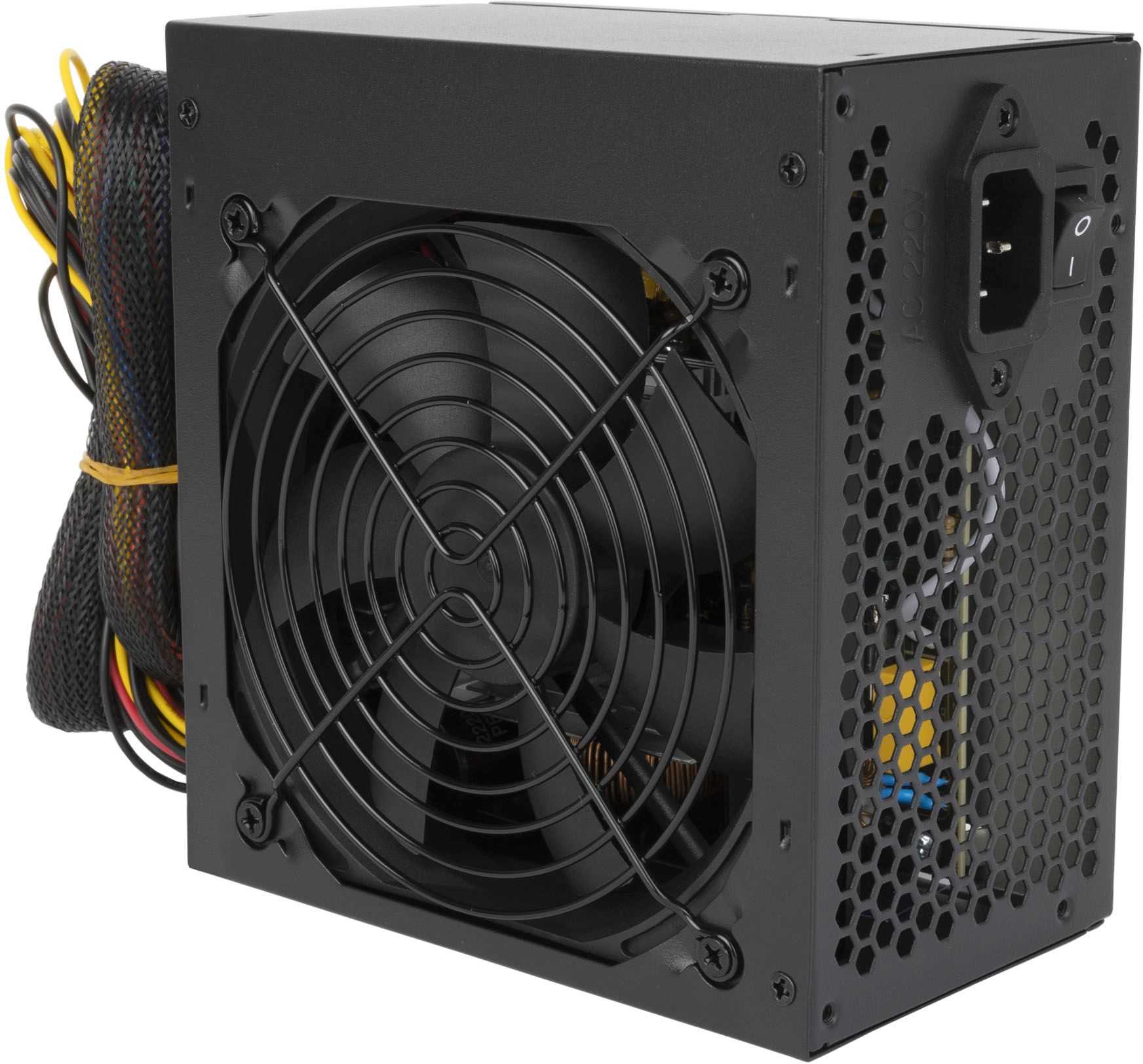 Блоки питания  Неватека Блок питания Hiper ATX 550W HPC-550 80+ (24+4+4pin) APFC 120mm fan 4xSATA