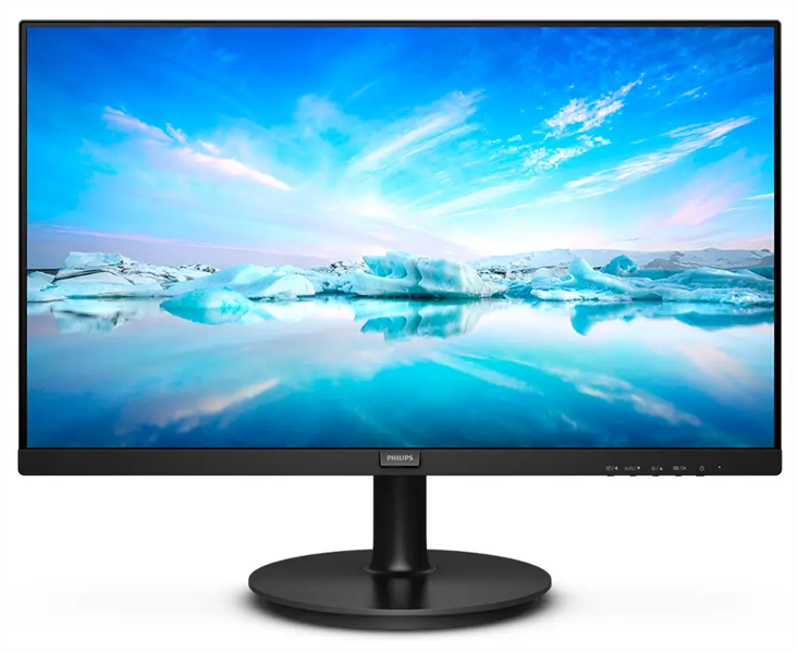 Монитор Philips 21.5" 220V8L5 черный VA LED 16:9 DVI 250cd 178гр/178гр 1920x1080 D-Sub FHD 2.71кг