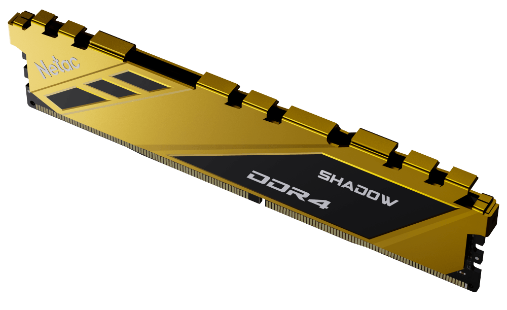 Модуль памяти  Netac Shadow DDR4-3200 8G C16 Yellow