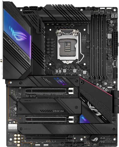 Материнская плата Asus ROG STRIX Z590-E GAMING WIFI Soc-1200 Intel Z590 4xDDR4 ATX AC`97 8ch(7.1) 2x2.5Gg RAID+HDMI