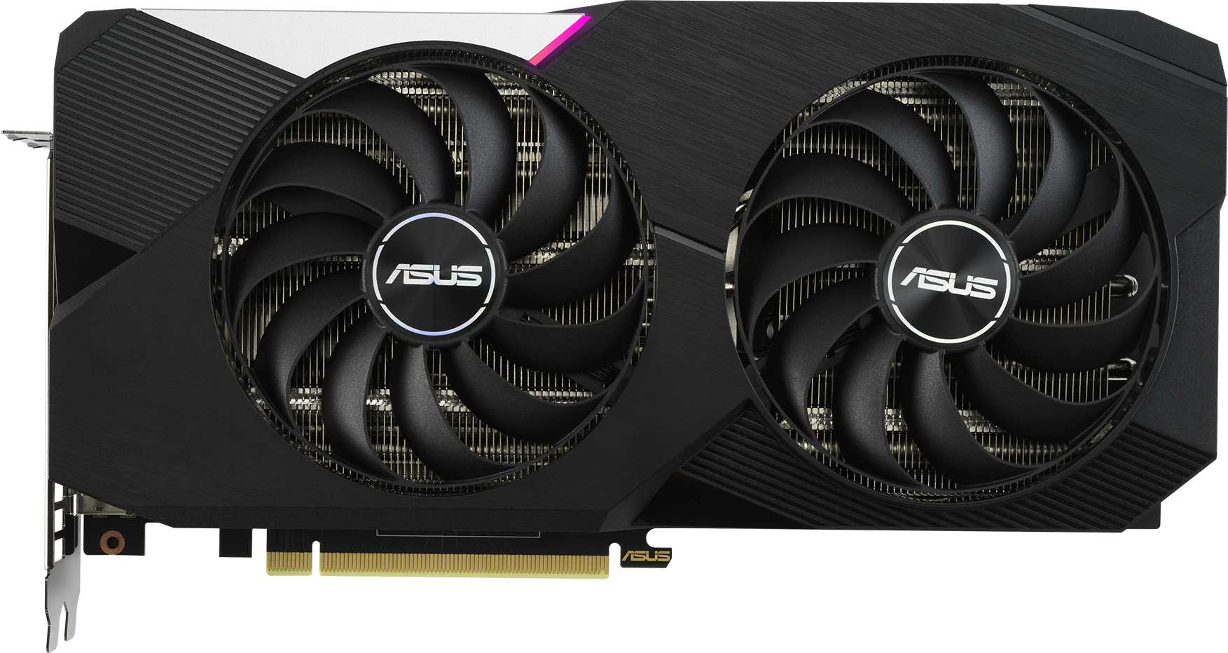 Видеокарта Asus PCI-E 4.0 DUAL-RTX3060TI-O8G-V2 NVIDIA GeForce RTX 3060Ti 8192Mb 256 GDDR6 1710/14000/HDMIx2/DPx3/HDCP Ret