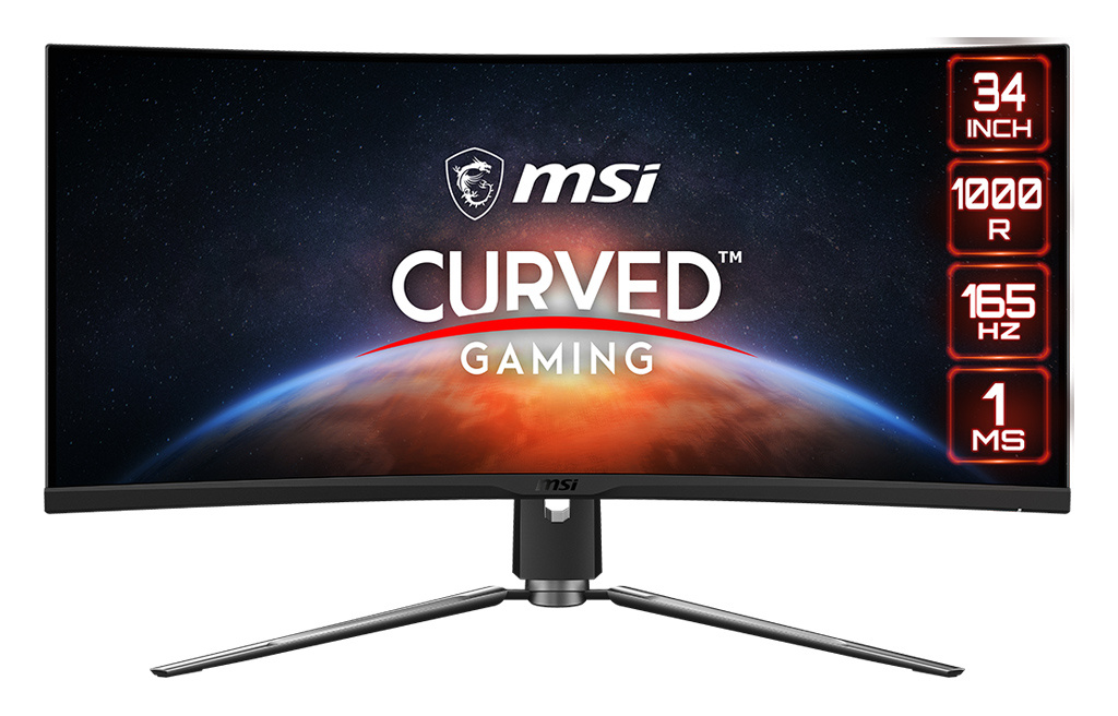 Монитор MSI 34" MPG ARTYMIS 343CQR VA 3440x1440 165Hz FreeSync 400cd/m2 21:9