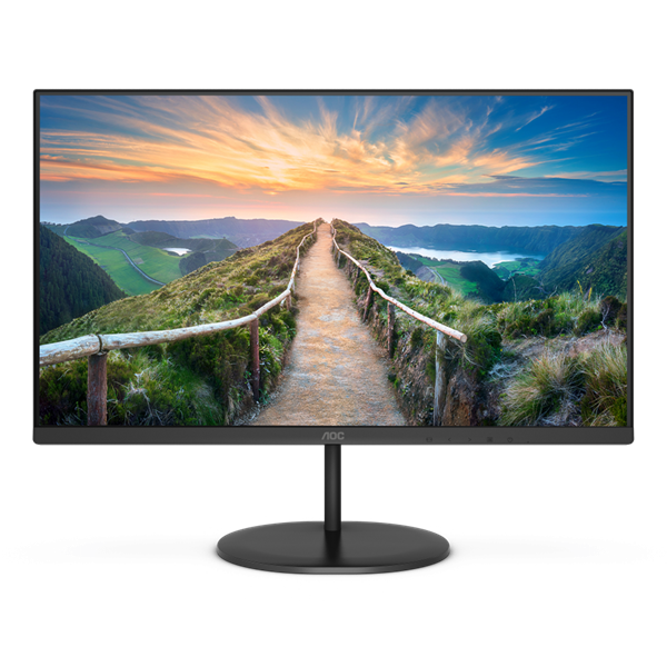 Монитор 23,8" AOC Q24V4EA 2560x1440 75Hz IPS LED 16:9 4ms HDMI DP 20M:1 1000:1 178/178 250cd Tilt Speakers Black (Q24V4EA)