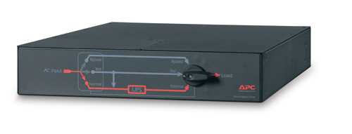 APC Service Bypass Panel- 100-120V 30A BBM L5-30P input (2) 5-20R (6) 5-15R output