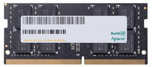  Оперативная память Apacer  DDR4   16GB  2666MHz SO-DIMM (PC4-21300) CL19 1.2V (Retail) 1024*8 (AS16GGB26CQYBGH/ES.16G2V.GNH) (AS16GGB26CQYBGH)