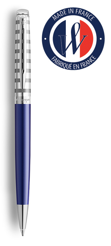 Ручка шариковая Waterman Hemisphere Deluxe (2117788) Marine Blue M синие чернила подар.кор.