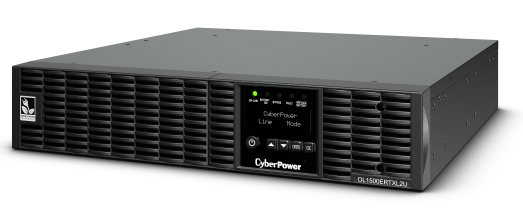 ИБП CyberPower OL1500ERTXL2U, Rackmount, Online, 1500VA/1350W, 8 IEC-320 С13 розеток, USB&Serial, RJ11/RJ45, SNMPslot, LCD дисплей, Black, 0.5х0.6х0.2м., 22.3кг. CyberPower OL1500ERTXL2U