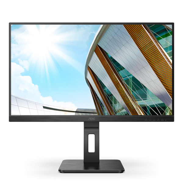 Монитор AOC 27" Pro U27P2CA черный IPS LED 16:9 HDMI M/M матовая HAS Pivot 1000:1 350cd 178гр/178гр 3840x2160 DisplayPort Ultra HD USB 6.7кг