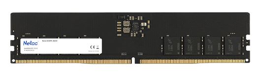   Неватека Оперативная память Netac Basic 16GB DDR5-4800 (PC5-38400) C40 40-40-40-77 1.1V Memory module (NTBSD5P48SP-16)