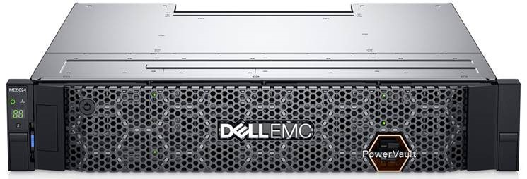 Система хранения данных DELL PowerVault ME5012 12LFF(3,5") 2U/32GbE 8 port FC Dual Controller/4xFC16/noHDD/ Bezel/2x580W/1YWARR (M12-4-1t)