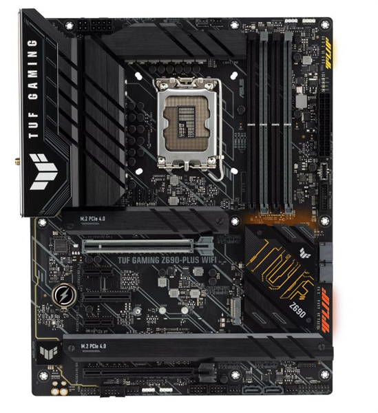 Материнская плата ASUS TUF GAMING Z690-PLUS WIFI, LGA1700, Z690, 4*DDR5, DP+HDMI, CrossFireX, SATA3 + RAID, Audio, Gb LAN, USB 3.2*8, USB 2.0*2, COM*1 header (w/o cable), ATX; 90MB18V0-M0EAY0 (TUF GAMING Z690-PLUS WIFI)