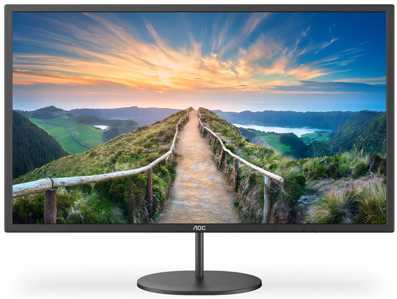 Монитор 31,5" AOC Q32V4 2560x1440@75Hz IPS LED 16:9 4ms HDMI DP 20M:1 1200:1 178/178 250cd Speakers HAS Tilt Swivel Black (Q32V4)