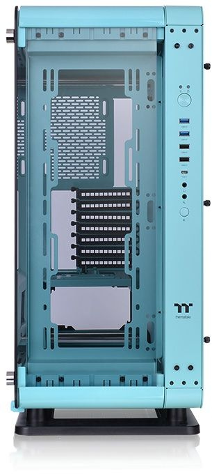 Корпус Thermaltake Core P6 TG Turquoise черный без БП ATX 18x120mm 12x140mm 2xUSB2.0 2xUSB3.0 audio bott PSU