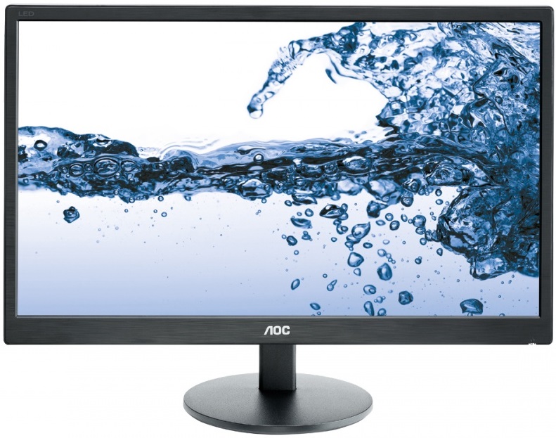 Мониторы ЖК  Неватека Монитор AOC 21.5" Value Line E2270SWHN(00/01) черный TN+film LED 16:9 HDMI матовая 700:1 200cd 1920x1080 D-Sub FHD 2.7кг