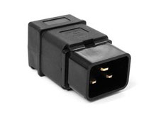 Доп.модули и монтаж для ИБП Вилка Lanmaster LAN-IEC-320-C20 IEC 60320 C20 16A 250V black