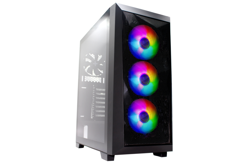 Корпус XILENCE XILENT BREEZE Performance A+ X712.RGB, ATX, BLACK, WINDOW, 2,5" x 4 +3,5" x 2 or 2,5" x 6, 2xUSB3.0, FRONT 3x120mm ARGB, REAR 1x120mm (XG131)