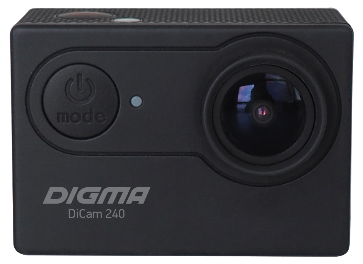  Экшн-камера Digma DiCam 240 черный