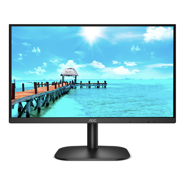 Монитор 23,8" AOC 24B2XH/EU 1920x1080@75Hz IPS LED 16:9 4ms VGA HDMI 20M:1 178/178 250cd 1000:1 Tilt Black (24B2XH/EU)