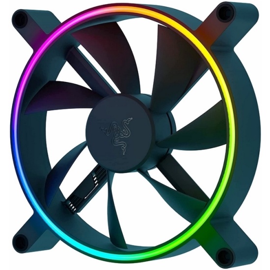 Кулер Razer Kunai Chroma RGB 140MM LED PWM Performance Fan - 1 Fan - FRML Packaging Razer Kunai Chroma - 140mm - 1 Fan (RC21-01800200-R3M1)