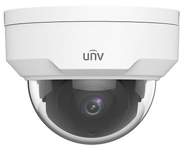 Видеонаблюдение Камера Uniview Видеокамера IP купольная антивандальная, 1/2.8" 2 Мп КМОП @ 30 к/с, ИК-подсветка до 30м., 0.01 Лк @F2.0, объектив 4.0 мм, DWDR, 2D/3D DNR, Ultra 265, H.265, H.264, 2 потока, детекция движения, (IPC322LB-SF40-A)