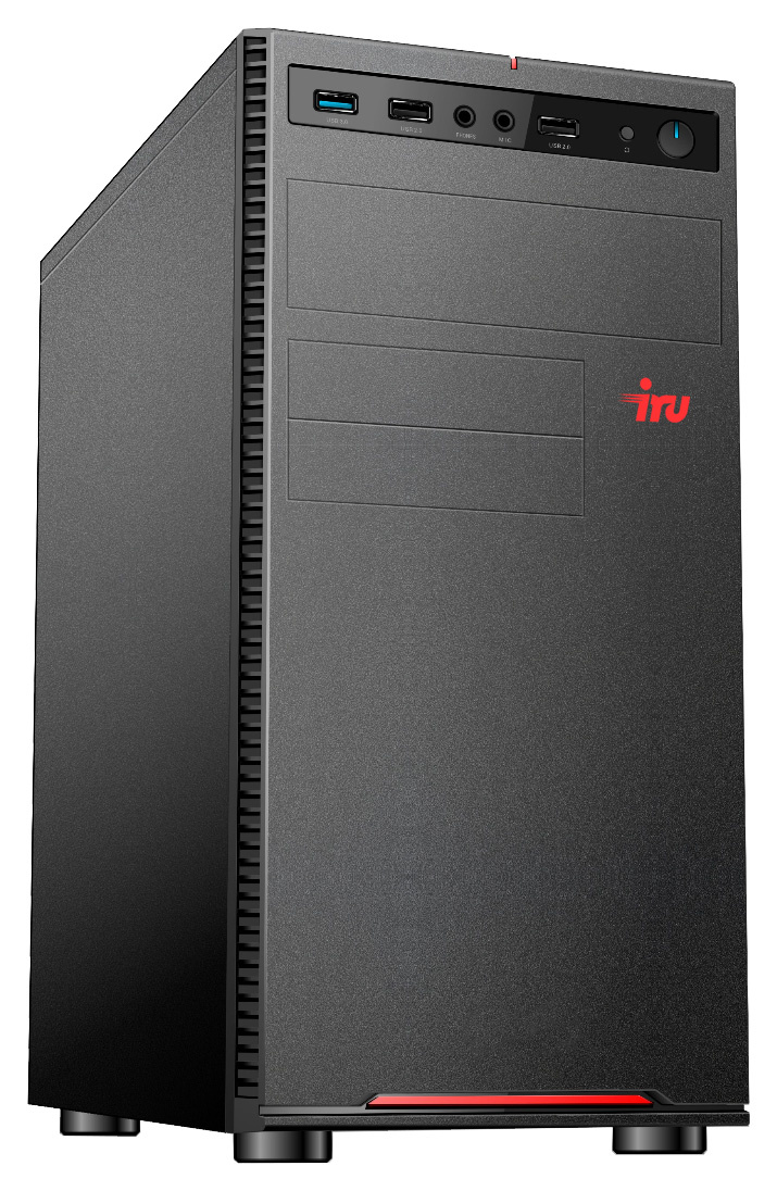 ПК IRU Home 310H5SE MT i5 11400 (2.6) 8Gb SSD1Tb UHDG 730 Free DOS GbitEth 400W черный