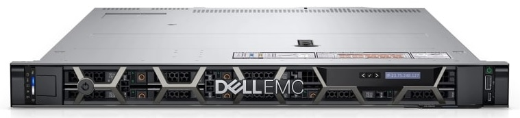 Сервер DELL PowerEdge R450 4LFF 1U/1x4310/1x16GB RDIMM/PERC H755/1x600Gb 10k SAS 12G/2xGE LOM/OCP 3.0/2x600W/Bezel/TPM 2.0 v3/iDRAC9 Ent/SlRails/1YWARR (PER450M1-4310)