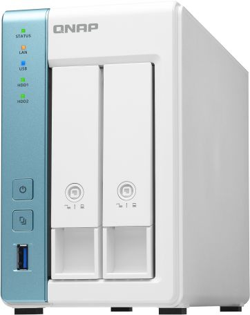 Сетевое хранилище NAS Qnap TS-231P3-2G 2-bay