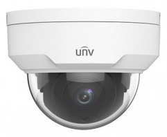 Видеонаблюдение Камера Uniview Видеокамера IP купольная антивандальная, 1/2.8" 2 Мп КМОП @ 30 к/с, ИК-подсветка до 30м., 0.01 Лк @F2.0, объектив 2.8 мм, DWDR, 2D/3D DNR, Ultra 265, H.265, H.264, 2 потока, детекция движения, (IPC322LB-SF28-A)