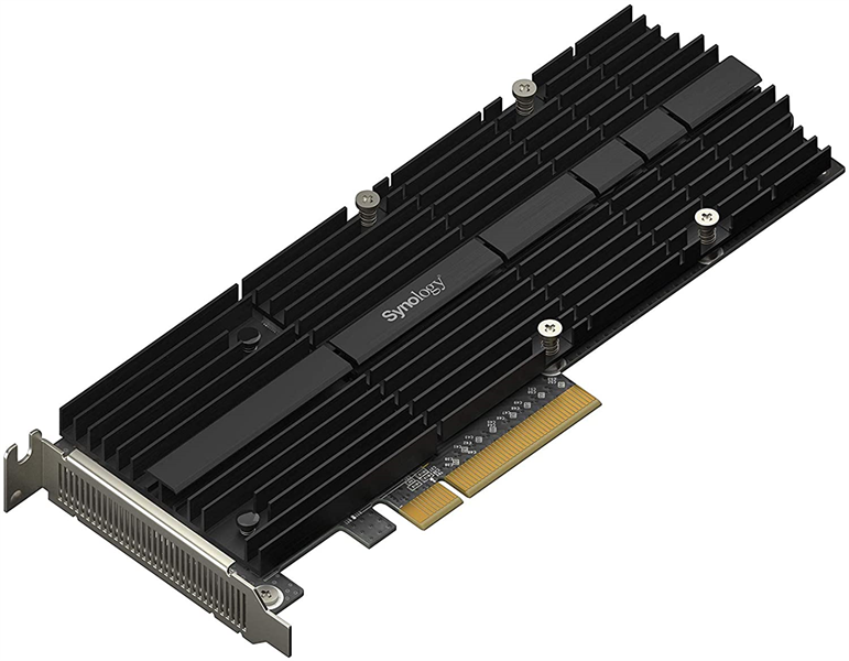 Адаптер Synology M.2 SSD-NVME adapter,PCIe 3.0x8, M.2 22110/2080 (M2D20)