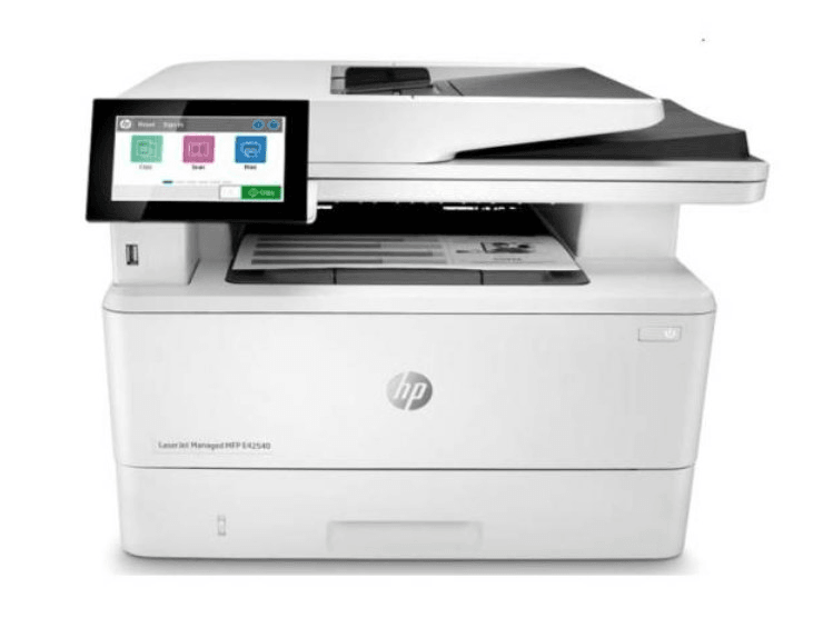 МФУ лазерное монохромное HP LaserJet Managed MFP E42540f, 40 стр./мин, 1200x1200dpi, факс