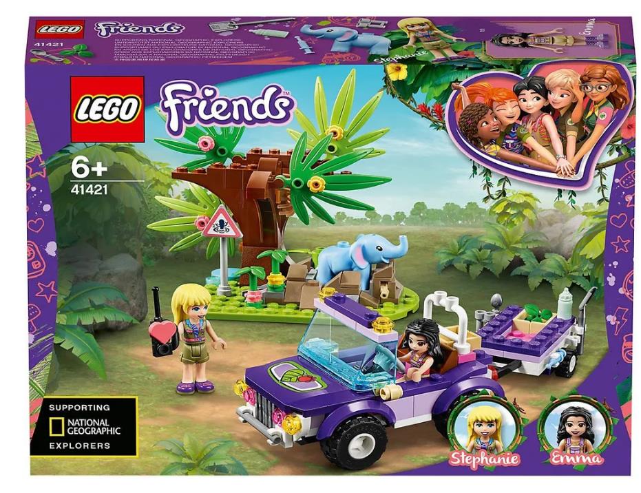 Игрушка CONST. FRIENDS RETTUNG DES ELEFANTENBAB. MIT TRANSP. LEGO