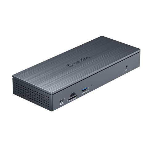 Док-станция Docking Station WAVLINK USB-C/Thunderbolt3/USB-A Quad 4K Display/100W PowerDelivery Include 20V/9A Power Adapter/ 4xUSB3.0/1xUSB-C/4xDP 4K 60HZ/4xHDMI 4K 60HZ/1xGigabit LAN/1xAudio In/Out/1xCardReader (WL-UG69PD8 Pro)