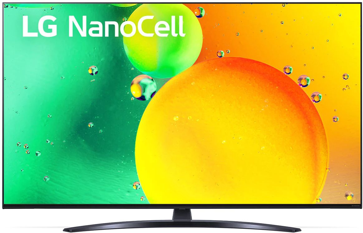 Телевизор LED LG 50" 50NANO769QA.ADKG NanoCell черный Ultra HD 50Hz DVB-T2 DVB-C DVB-S DVB-S2 USB WiFi Smart TV (RUS)