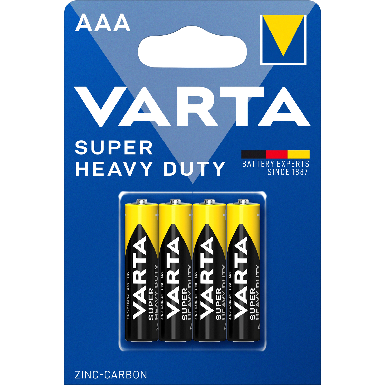 Батарейка Varta SUPERLIFE R03 AAA BL4 Heavy Duty 1.5V (2003) (4/48/240) Varta SUPERLIFE R03 AAA (02003101414)