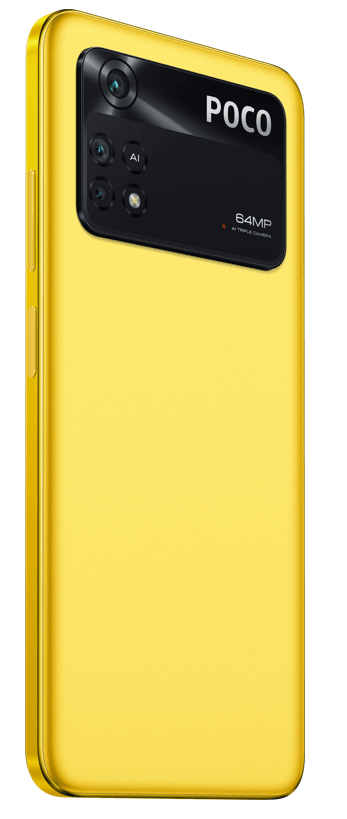 POCO M4 Pro POCO Yellow (2201117PG), 16,33 см (6.43") 20:9 1080 x 2400, 2 x Cortex - A76 2.05 ГГц+6 x Cortex -A55 2.0 ГГЦ, 8 Core, 6 GB, 128 GB, 64 МП+ 8МП + 2МП + 2МП/16Mpix, 2 Sim, 2G, 3G, LTE, 5.2, WiFi 802.11 a/b/g/n/ac, NFC, A-GPS, GALILEO, BEIDOU, G