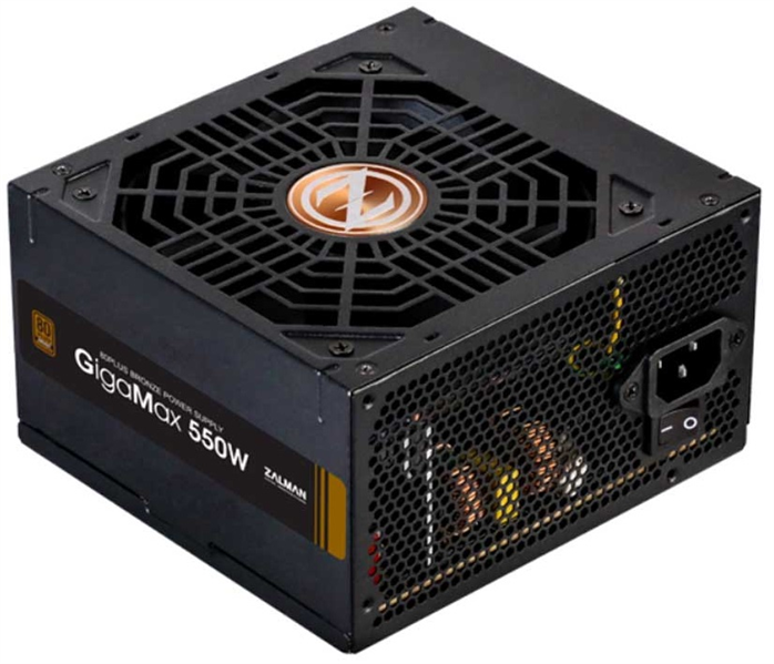 Блок питания Zalman ZM550-GVII, 550W, ATX12V v2.31, EPS, APFC, 12cm Fan, 80+ Bronze, Retail (ZM550-GVII)