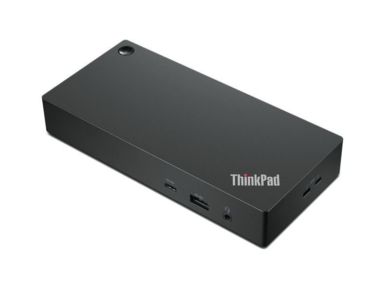 Док-станция ThinkPad Universal USB-C Dock (2x DP 1.4, 1x HDMI 2.0, 3x USB 3.1, 2x USB 2.0, 1x USB-C, 1x RJ-45, 1x Combo Audio Jack 3.5mm), EU power cord included, rpl. 40AY0090EU (40AY0090UK)