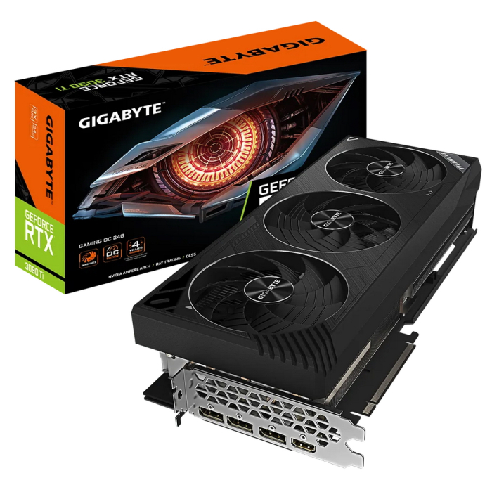 Видеокарта Gigabyte Gaming NVIDIA RTX 3090 Ti 24576 21000 384 RTL [GV-N309TGAMING OC-24GD]