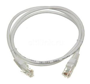 Патч-корд Lanmaster FTP TWT-45-45-2.0/S-GY вилка RJ-45-вилка RJ-45 кат.5е 2м серый ПВХ (уп.:1шт)